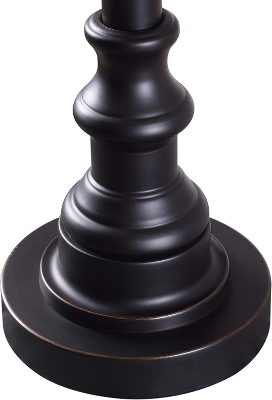 Kenroy Home 30437BRZ Spyglass Table Lamp with Bronze Finish, Classic Style, 30.5" Height, 17" Width, 17" Depth - LeafyLoom