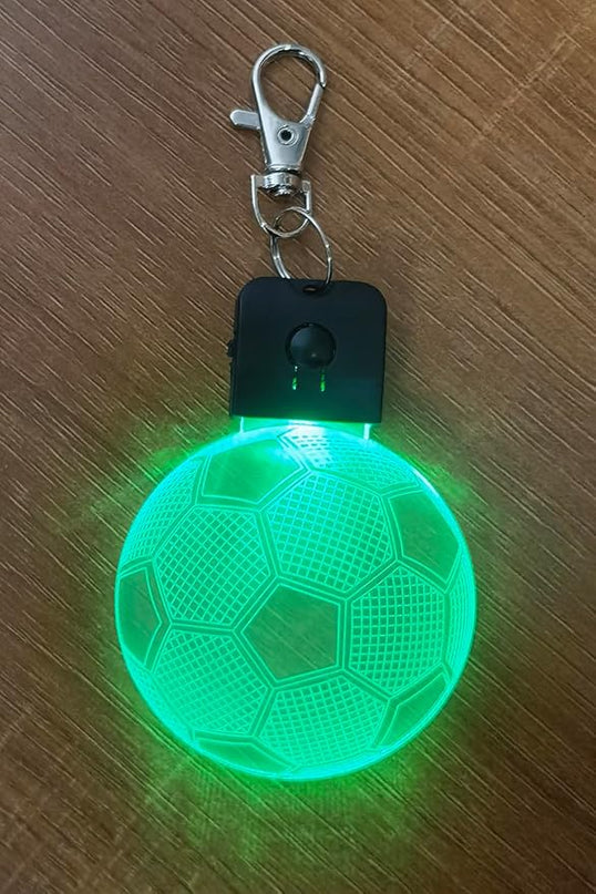 Kids Night Light Soccer 3D Illusion Lamp Soccer Gifts Light Best Gifts for Teen Boys Night Light for Kid Bedroom Room Football Decor with 7 Colors Changing Lights for Birthday, Halloween, Xmas Gift - LeafyLoom