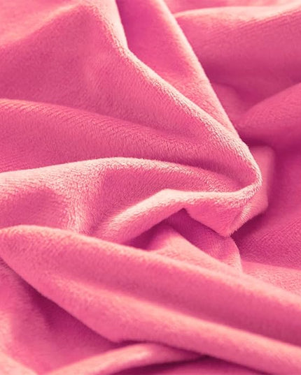 Fluffy Faux Fur hot pink Comforter Cover Set Queen - Ultra Soft Plush hot pink Bedding Sets 3 Pieces (1 fluffy duvet cover + 2 Faux Fur Pillow case) Cute hot pink Bed Set (Hot pink, Queen) - LeafyLoom