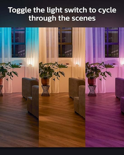 Philips Hue Wall Switch Module, White - 1 Pack - Indoor - Keeps Hue Smart Lights Reachable When Switch is Off - Requires Hue Lights and Hue Bridge PhilipsHue