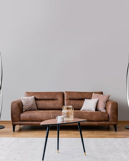 Floor Lamp,LED Floor Lamps for Living room,40W - 2500LM - 3Color Bright Remote Dimmable Standing Lamp,53" Spiral Black Modern Floor Lamp for Living Room Bedroom Office Dining Room. - LeafyLoom