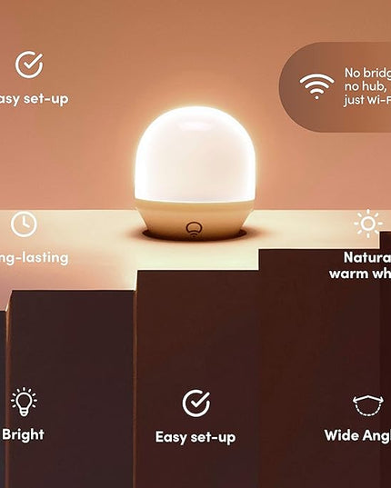 LIFX White A19 WiFi Smart LED Light Bulb, Dimmable, No Hub Required, Works with Alexa and Apple Home Kit, Hey Google, 2700k Warm White, 650 Lumens, 25,000-hour Lifetime, L3A19LW06E26US/12, 12 Pack LIFX