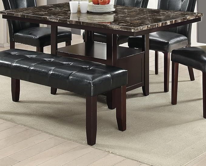 NicBex Hachi-DT-00149-DX-1 Dining Table, 60" x 40" x 30", Brown - LeafyLoom