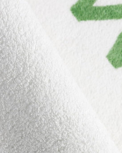 Topotdor Round Kids Play Rug Alphabet Nursery Area Rug Extra Large Soft Crawling Play Mat for Children Toddlers Bedroom (47 inch, Green/White) - LeafyLoom