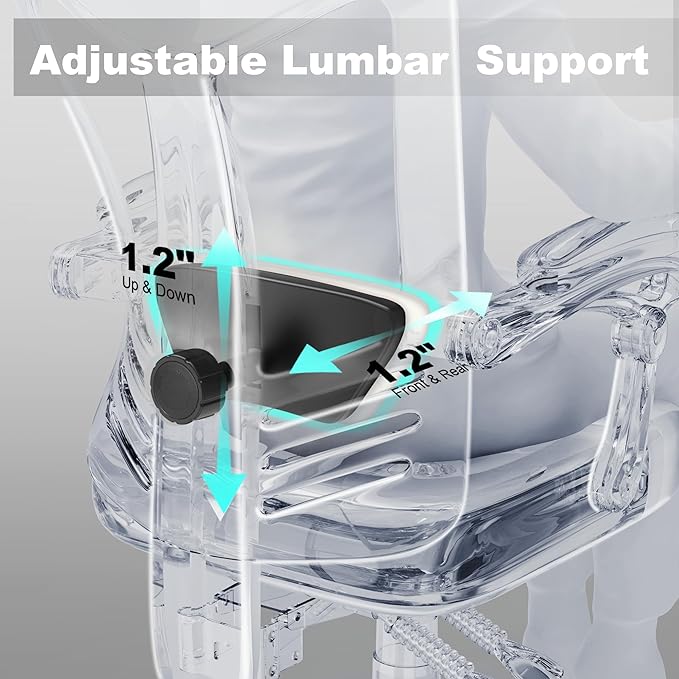 Vonesse Ergonomic Office Chair with Spring Cushion High Back Computer Mesh Office Chair with Footrest Big and Tall Office Chair High Back Home Office Chair for Heavy People Desk Chair White - LeafyLoom