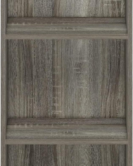 Furinno Luder Bookcase / Book / Storage , 3-Tier, Frenck Oak - LeafyLoom