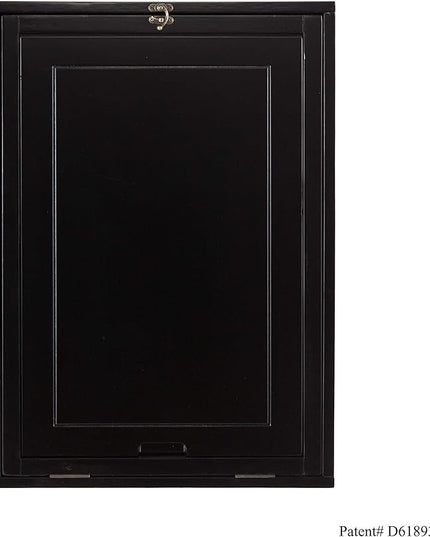 SEI Furniture Convertible Desk, 32.00 in. H x 22.00 in. W x 6.00 in. D, Black - LeafyLoom