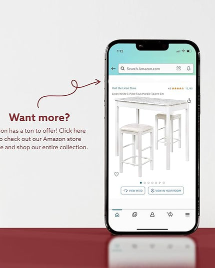 Linon Tavern Three Piece Counter Set, Espresso - LeafyLoom