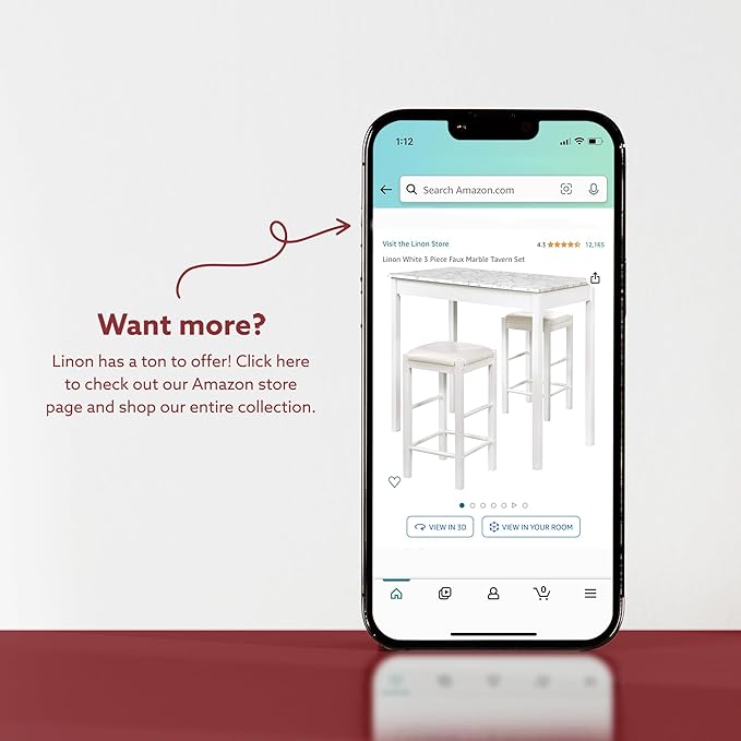 Linon Tavern Three Piece Counter Set, Espresso - LeafyLoom