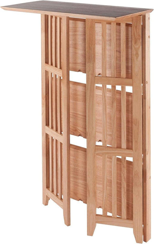 Winsome Wood Mission Shelving, Natural - LeafyLoom