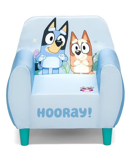 Delta Children Bluey Foam Chair, Blue - LeafyLoom