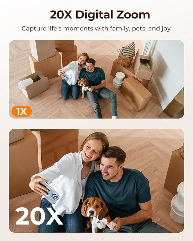 FOSCAM Home Security Camera R4S 4MP(2K) WiFi Camera, 2.4/5GHz Wireless IP Indoor Camera with AI Human Detection & Sound Detection, 33ft Night Vision, 2-Way Audio,Compatible with Alexa, White Foscam