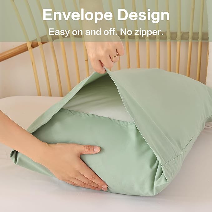 ROSGONIA California King Comforter Set Sage Green, 3pcs(1 Boho Cal King Comforter & 2 Pillowcases), All Season Lightweight Bedding Blanket Quilt - LeafyLoom