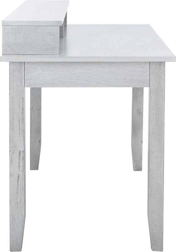SAFAVIEH Home Collection Winsome Dark Grey 2-Drawer Office Living Room Bedroom Study Foyer Writing Desk DSK1402B, 0 - LeafyLoom