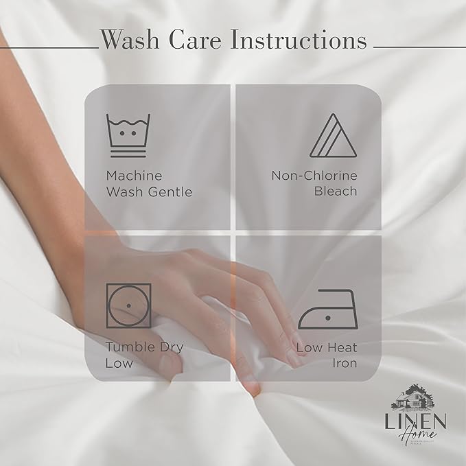 100% Cotton Percale Sheets California King Size, Charcoal, Deep Pocket, 4 Pieces Sheet Set - 1 Flat, 1 Deep Pocket Fitted Sheet and 2 Pillowcases, Crisp Cool and Strong Bed Linen - LeafyLoom