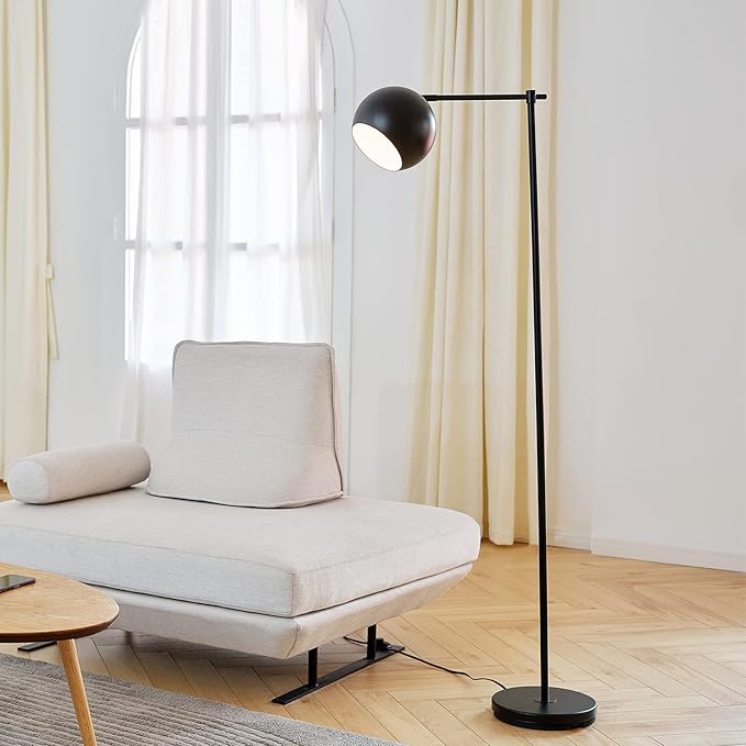 Globe Electric 67503 Floor Lamps, Molly (Black) - LeafyLoom