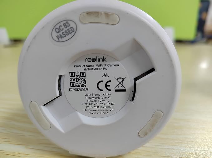 REOLINK E1 Pro Indoor Security Camera, 4MP Plug-in Pet Camera Support 2.4/5 GHz WiFi, 360 Degree Baby/Dog Monitor with Auto Tracking, Person/Pet Detection, Night Vision, 2 Way Audio, Local Storage REOLINK