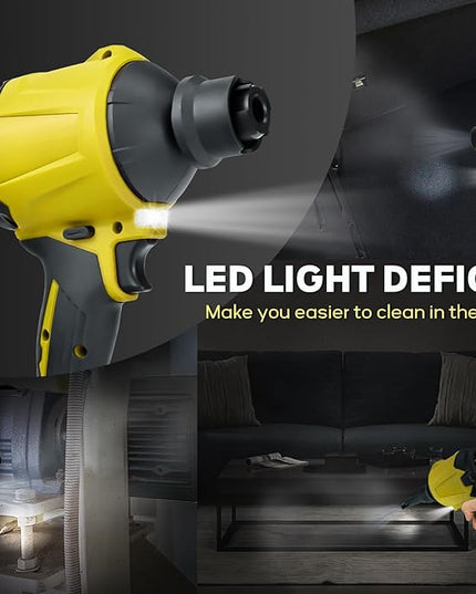 Cordless Dust Blower for Dewalt 20V Battery, Leaf Blower Brushless Handheld Inflator Cleaner Duster, for Cleaning,Inflating, Vacuum Compression - LeafyLoom