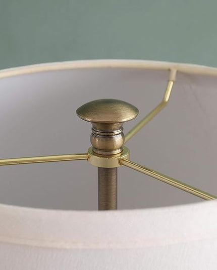 Kenroy Home 30437AB Spyglass Table Lamps, Large, Antique Brass - LeafyLoom