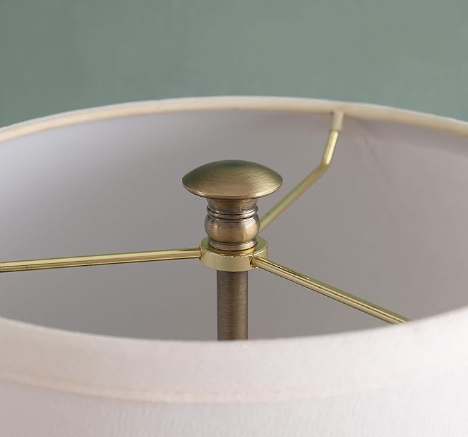 Kenroy Home 30437AB Spyglass Table Lamps, Large, Antique Brass - LeafyLoom