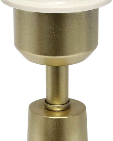 Simple Designs LT3303-GLD Tear Drop Table Lamp, Gold - LeafyLoom