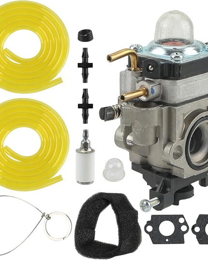308054121 Carburetor Fits for Ryobi RY25AXB 25cc Gas Jet Fan Blower with Gasket Fuel Line Filter - LeafyLoom