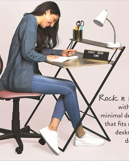 Swivel Mesh Desk Chair, Blush 21D x 21W x 34H in - LeafyLoom
