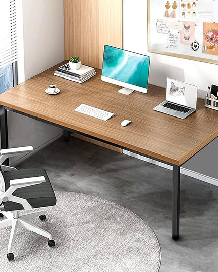 BAST BOARD 30x59 Inches - Brown Minimalist Desk for Home Office or Gaming - LeafyLoom