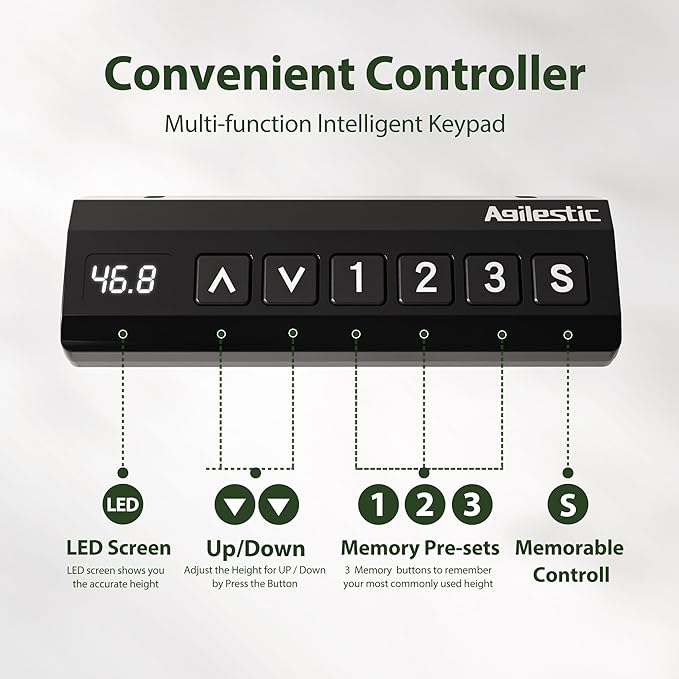 L shaped Electric Standing Desk with 2 Drawers, 63 Inch Ergonomic Adjustable Height Desk with Storage, Corner Desk Sit Stand up Computer Table for Work Office Home, Rustic Brown - LeafyLoom