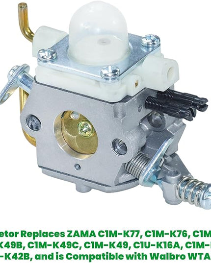 C1M-K77 Carburetor with 15660108361 Ignition Module Replaces C1M-K76, C1M-K49A, C1M-K49, C1U-K16A for Echo PB403H, PB403T, PB413H, PB413T, PB610, PB620, PB620, PB620H, PB620ST Backpack Blower - LeafyLoom