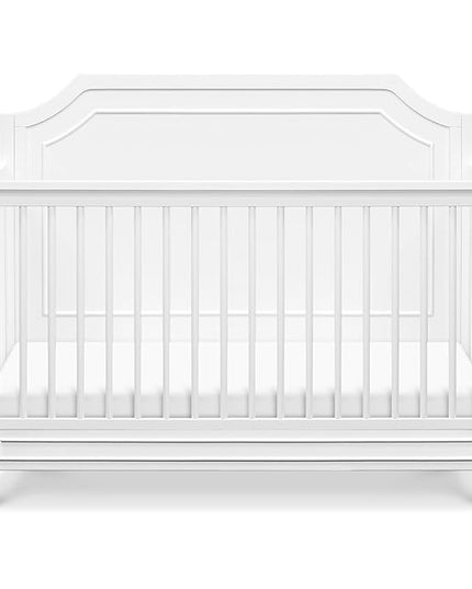 DaVinci Chloe Regency 4-in-1 Convertible Crib in White Greenguard Gold Certified - LeafyLoom