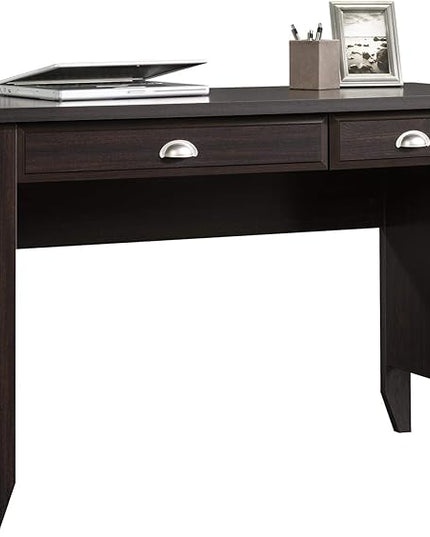 Sauder Shoal Creek Computer Desk, Jamocha Wood finish - LeafyLoom