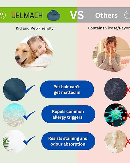 Bean Bag Stuffed Animal Storage Or Cover | No Filler | Extra Large | for Adults Or Kids | Double Stitched | Durable Zipper | Premium Microsuede - LeafyLoom