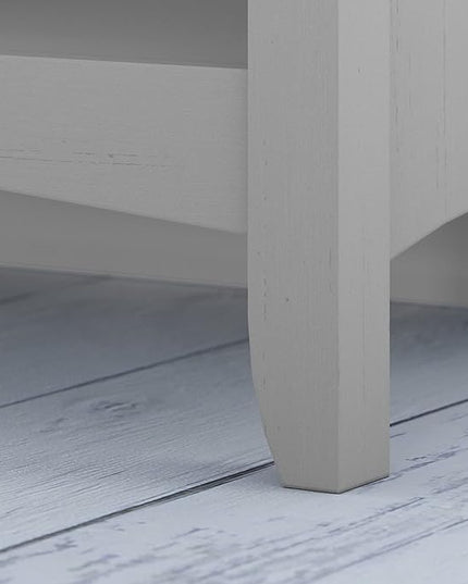 Bush Furniture Salinas 6 Cube Organizer in Cape Cod Gray - LeafyLoom