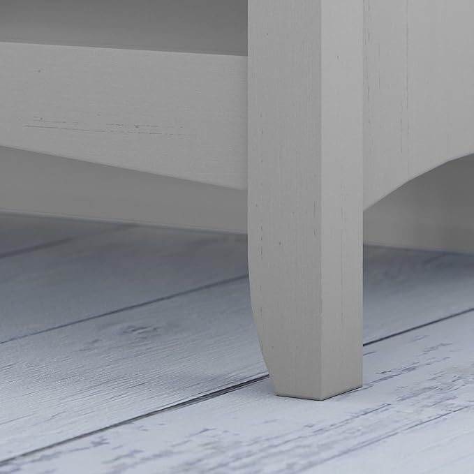 Bush Furniture Salinas 6 Cube Organizer in Cape Cod Gray - LeafyLoom