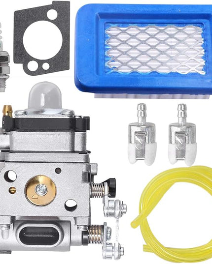 WLA-1 Carburetor Tune Up Kit for Echo PB-500H PB-500 EB508RT EB-508RT PB500 PB500H Blower, Air Filter/Fuel Line/Spark Plug/Gasket - LeafyLoom