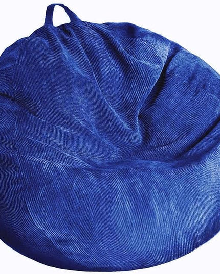 Stuffed Animal Storage Bean Bag Chair Cover (No Filler) Washable Ultra Soft Corduroy Bean Bag Cover for Organizing Plush Toys or Textile, Sack Bean Bag for Adults, Teens - LeafyLoom