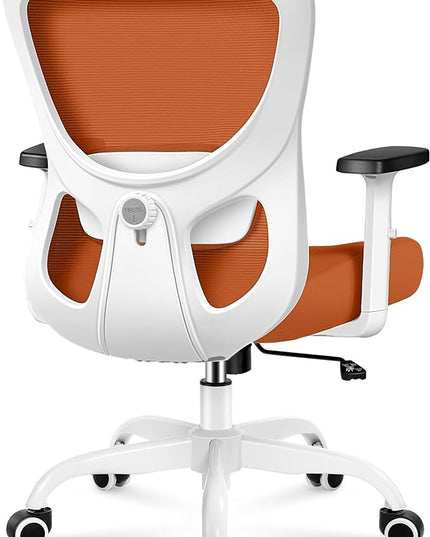 Office Chair Ergonomic Desk Chair with Adjustable Lumbar Support, Swivel Comfy Computer Chair Heavy Duty Executive Chair for Home Office - LeafyLoom