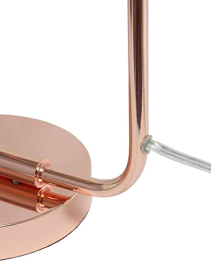 Elegant Designs LD1060-RGD Mesh Wire Table Lamp, Rose Gold - LeafyLoom