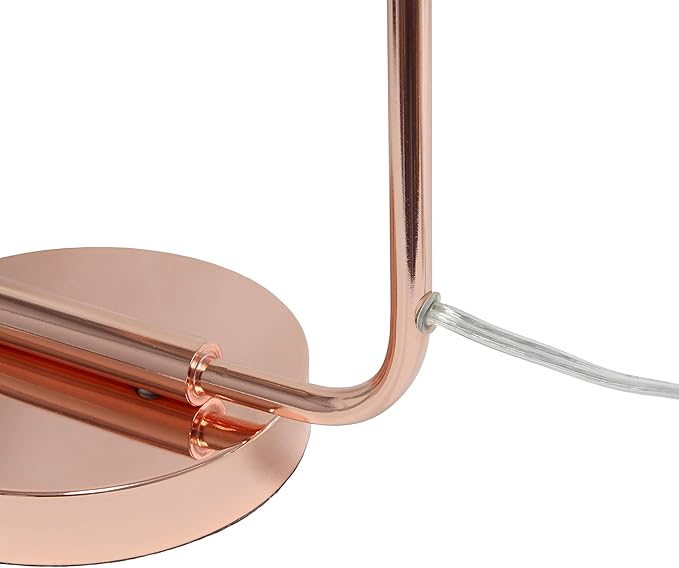 Elegant Designs LD1060-RGD Mesh Wire Table Lamp, Rose Gold - LeafyLoom