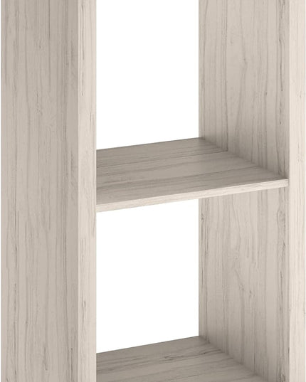ClosetMaid 4536 Decorative Open Back 2-Cube Storage Organizer, Bleached Walnut - LeafyLoom