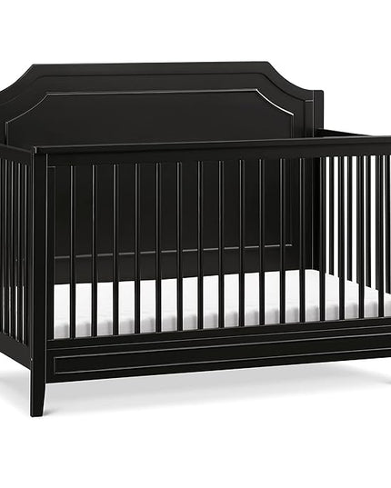 DaVinci Chloe Regency 4-in-1 Convertible Crib in Ebony, Greenguard Gold Certified - LeafyLoom