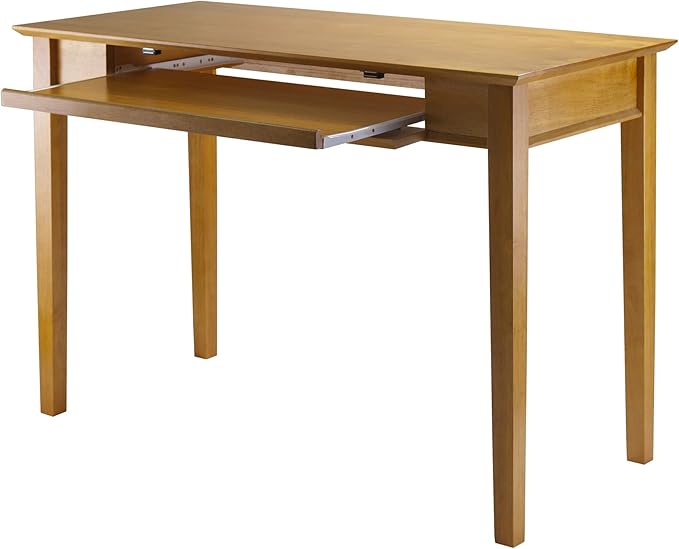 Winsome Wood Studio Home Office, Honey - LeafyLoom
