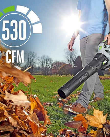 EGO Power+ LB5300 3-Speed Turbo 56-Volt 530 CFM Cordless Leaf Blower Battery and Charger Not Included,black - LeafyLoom