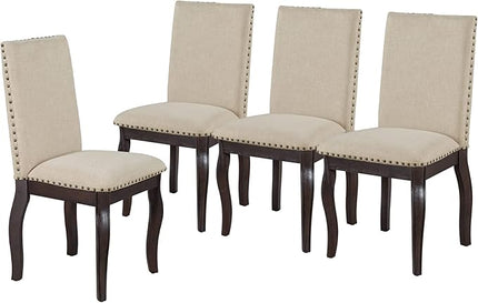 NicBex Haerin-SD-00346-LWJ Dining Chairs, 19.5"x21.5"x37.5", Espresso - LeafyLoom