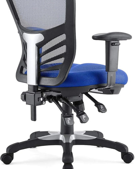 Modway EEI-757 Articulate Ergonomic Mesh Office Chair in Blue - LeafyLoom