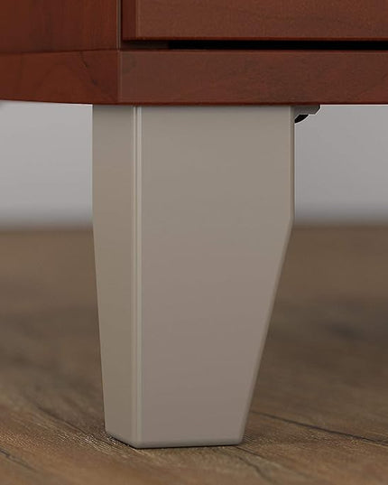 Bush Furniture Somerset 72W Office Desk with Drawers in Hansen Cherry - LeafyLoom