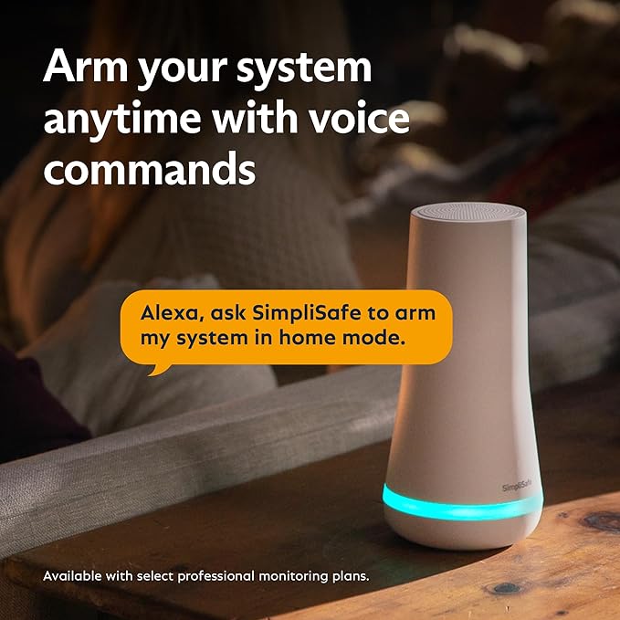 SimpliSafe 7 Piece Wireless Outdoor Camera Home Security System - Optional 24/7 Professional Monitoring - No Contract - Compatible with Alexa and Google Assistant SimpliSafe%C2%AE
