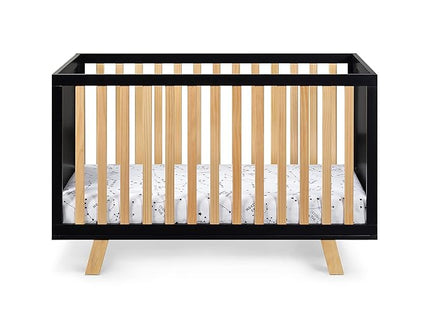 Suite Bebe Livia Convertible Crib in Black & Natural - LeafyLoom