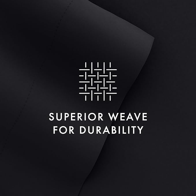 Linen Market Bed Sheets for King Size Bed (Black) - Sleep Better Than Ever with These Soft and Cooling King Sheets - Deep Pocket Fits 16" Thick Beds - 4 Piece King Sheet Set - LeafyLoom